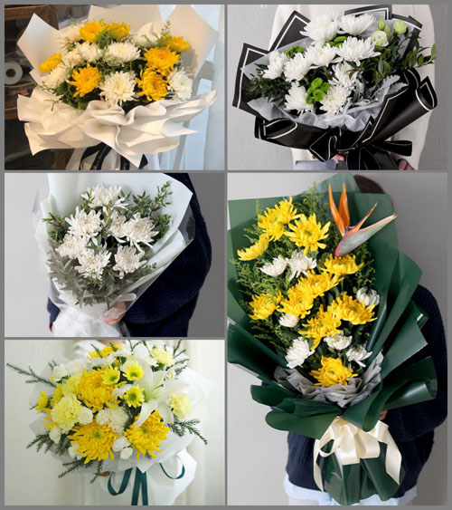 广东梅州市丰顺县丰良镇仙洞村白事花束代送